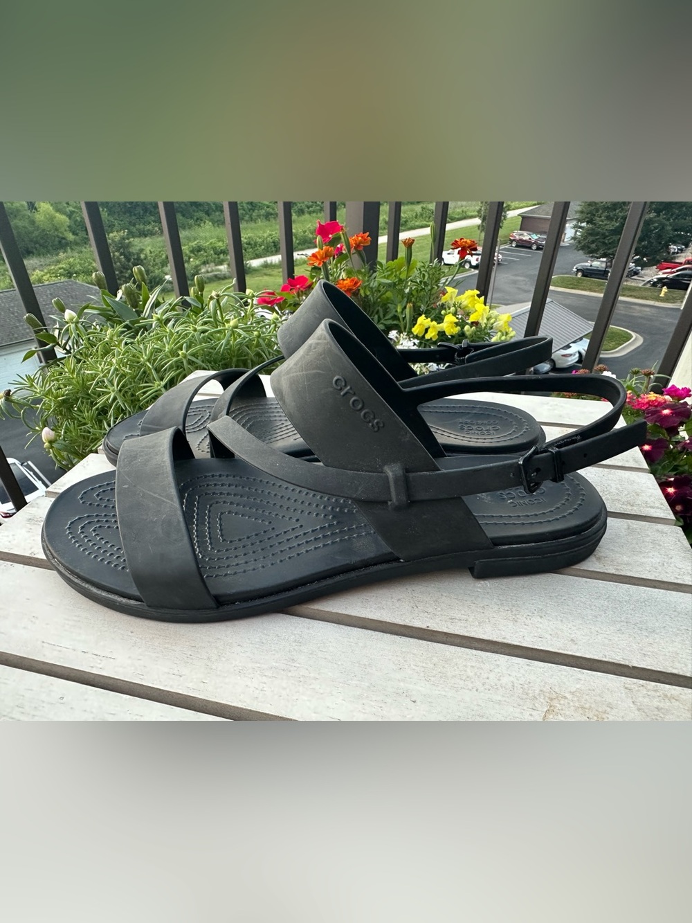 Crocs Women’s Tulum Strappy Sandals Flat Sandal - Picture 10 of 12